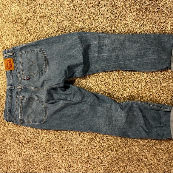 Levi’s 501 Distressed Blue Jeans - Picture 2 of 4